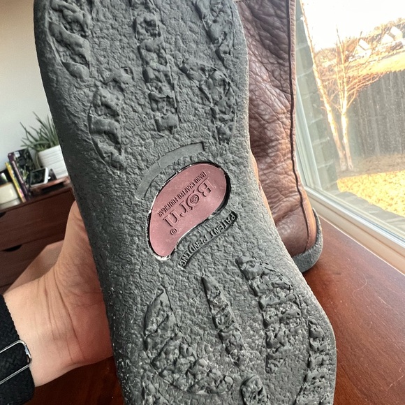 BORN Brown Leather Boots - Picture 3 of 5